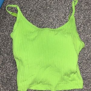 Green tank top